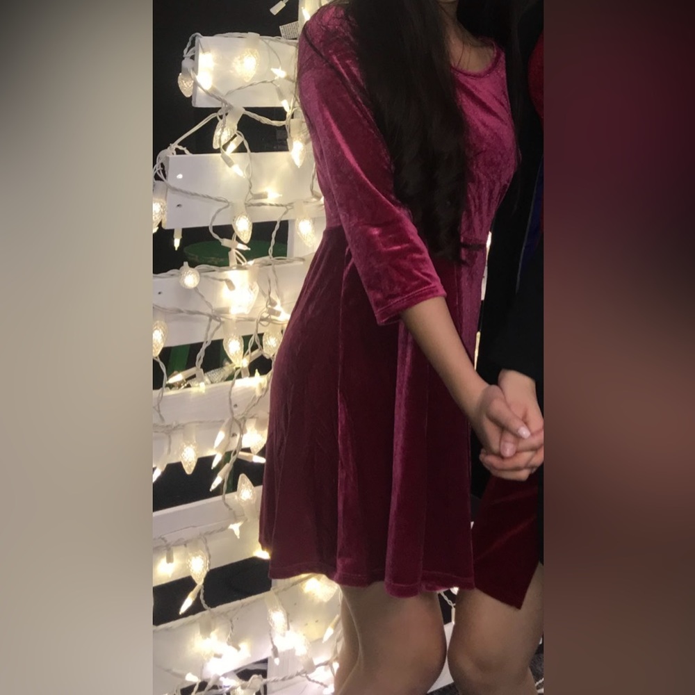 Red Velvet Dress